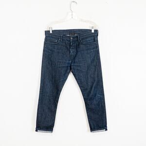 JOHN ELLIOTT Men's Raw Denim Jeans Tapered Slim dark wash 31x26